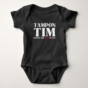 Tampon Tim Will Stops The Red Wave-Tim Walz 2024 Baby Bodysuit