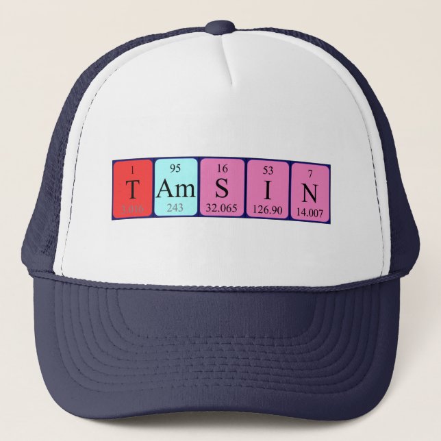 Tamsin periodic table name hat (Front)