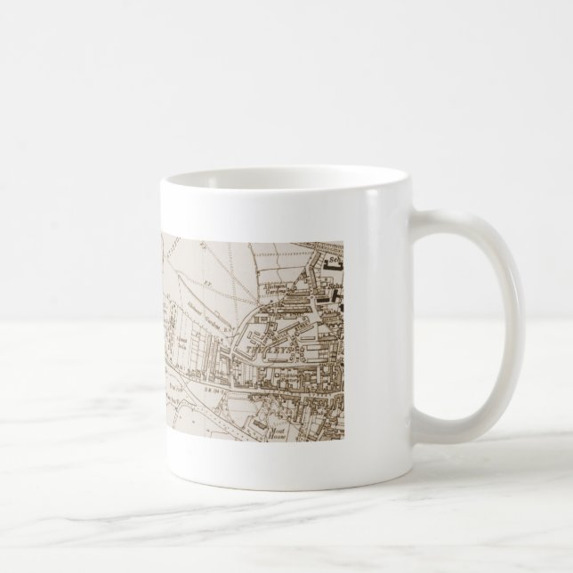 Tamworth old map mug (Right)
