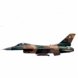 Tan Aggressor F-16 Fighting Falcon Standing Photo Sculpture<br><div class="desc">This F16 Fighting Falcon Photo Sculpture was created from the start to look perfect as a wall mounted 2ft x 3ft stunner! If you love military aircraft or know someone that does,  this is a must have!</div>