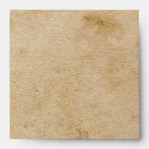 Tan and Brown FAUX Aged Paper Envelope for 5x7's