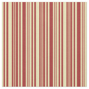 Tan and Brown Stripes Fabric