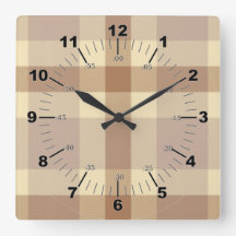 Tan And Cream Tartan