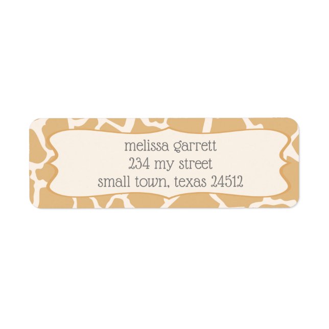 Tan Baby Boy Giraffe (Front)