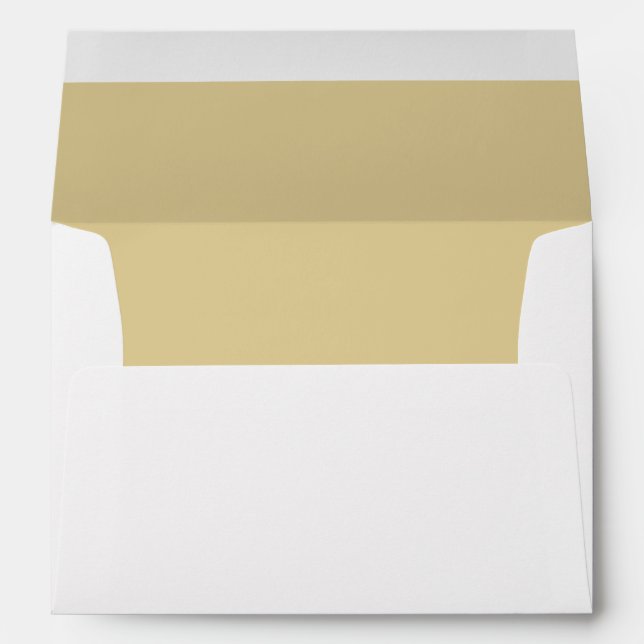 Tan Beige Trim - Envelope (Back (Bottom))