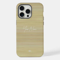 Tan Beige Watercolor Look Cell Phone Case
