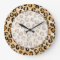Tan, Black and Brown Leopard Print Pattern.