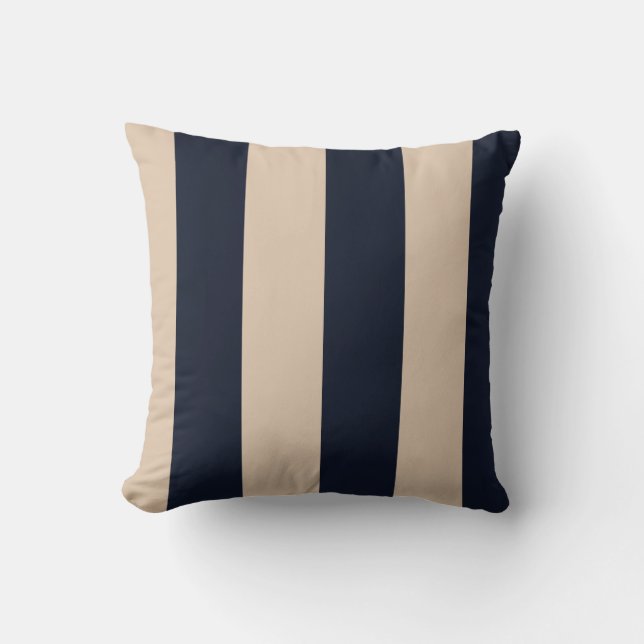 Tan/Black/ Polka Dot Reversible PIllow (Front)