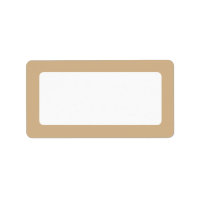 Tan brown solid colour border blank