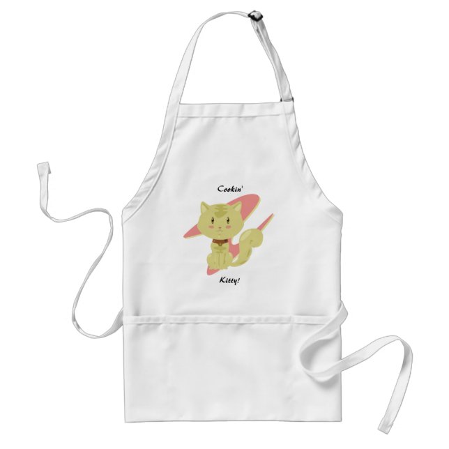 Tan Cat Apron (Front)