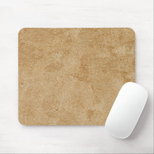 Tan Chamois Faux Leather Mouse Mat