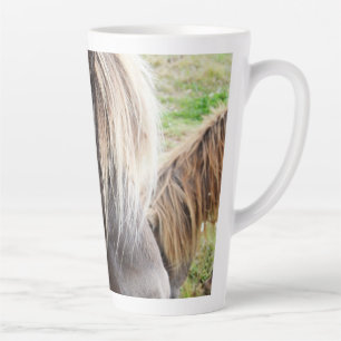 Tan Coloured Shetland Pony, Latte Mug