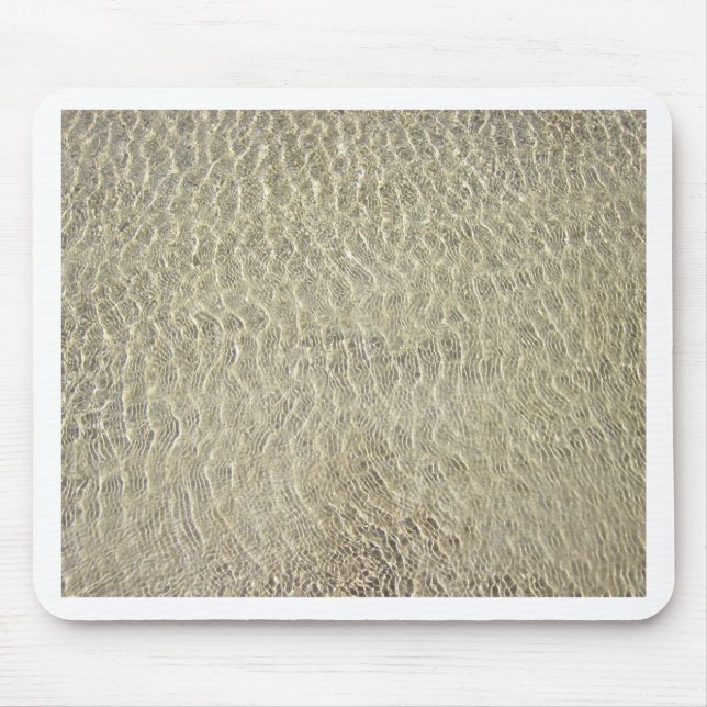 Tan Crocodile Leather Pattern Mouse Mat (Front)
