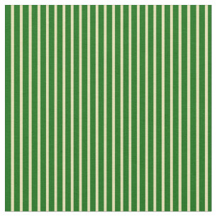 Tan & Dark Green Pattern Fabric