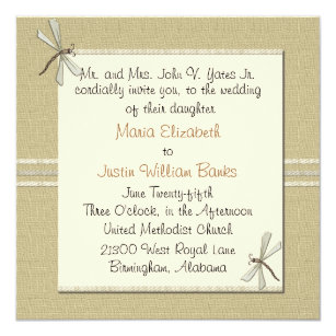 Dragonfly Wedding Invitations 5