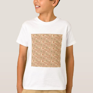 Tan forest wildlife nature print T-Shirt