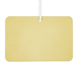 Tan Grainy Texture Look Car Air Freshener