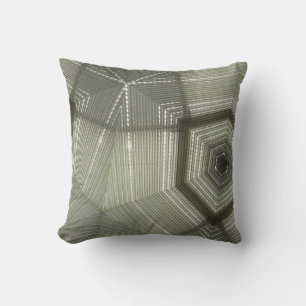 Tan kaleidoscope Pillow