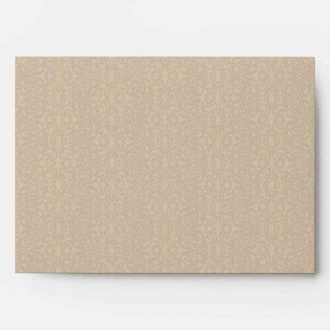 Tan Lace Envelope-A7 Greeting card Envelopes (Front)