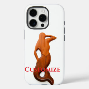 tan lookout mermaid iPhone 16 pro case