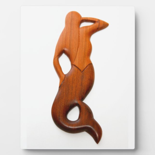 tan lookout mermaid plaque (Front)