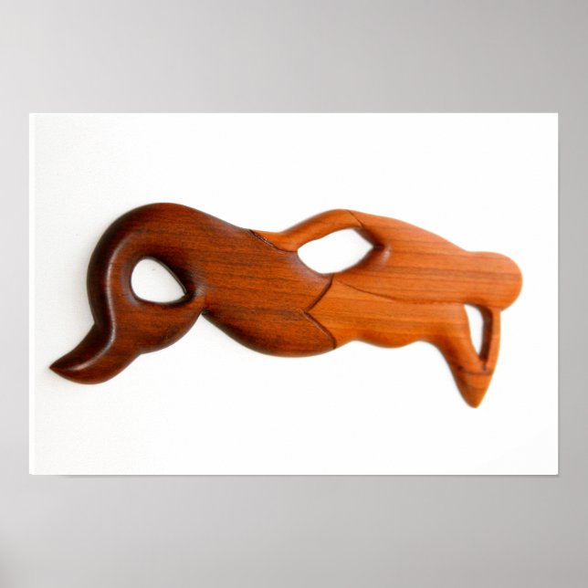 tan lookout mermaid poster (Front)