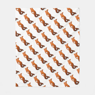 tan lookout mermaids white fleece blanket