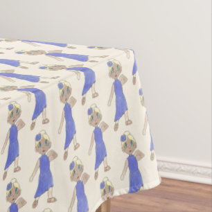 Tan Lyrical Shoes Purple Costume Dance Recital Tablecloth