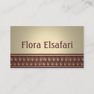 Tan Mehindi Business Card