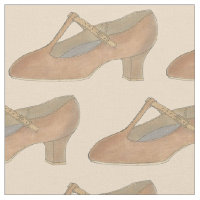 Tan Musical Theatre T-Strap Character Dance Shoe