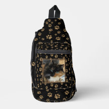 Tan Paws Custom Photo Personalise Sling Bag