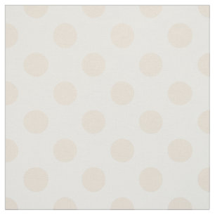 Tan polka dots fabric