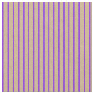 Tan & Purple Pattern Fabric