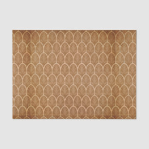 Tan Retro Distressed Tissue Paper