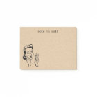 Tan Retro Housewife Reminder Post-it Notes