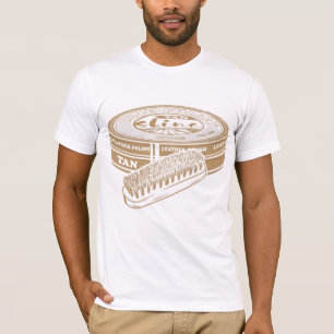 Tan shoepolish tin pop art T-Shirt