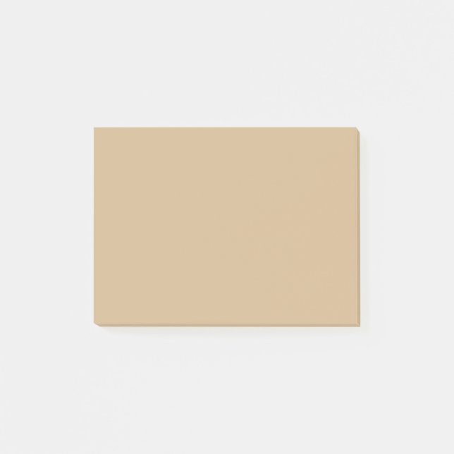 Tan Solid Colour Post-it Notes (Front)