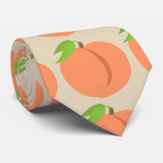 Tan Southern Peach Emoji Tie