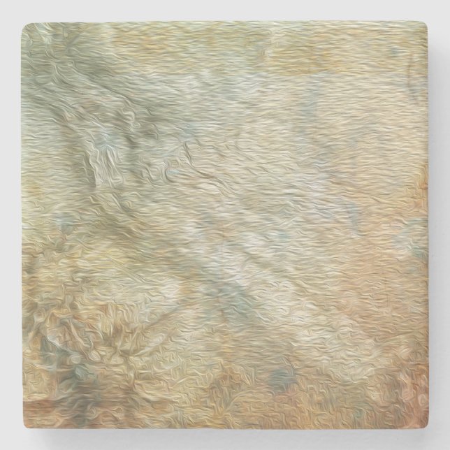Tan Stone Coaster (Front)
