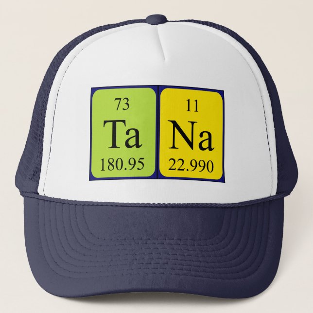 Tana periodic table name hat (Front)