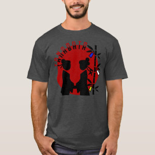 Tanabata Couple Silhouette T-Shirt
