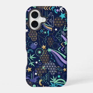 Tanabata Star Festival Bamboo and Shooting Stars iPhone 16 Case