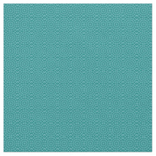 Tanager Turquoise and Teal Blue Repeat Pattern Fabric