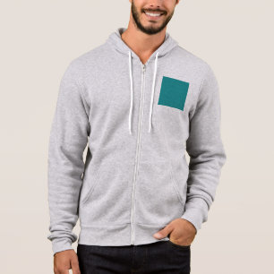Tanager Turquoise and Teal Blue Repeat Pattern Hoodie