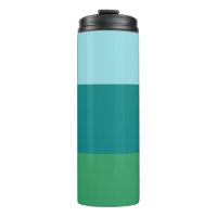 Tanager Turquoise, Teal Blue and Kelly Green Horiz