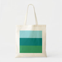 Tanager Turquoise, Teal Blue and Kelly Green Horiz
