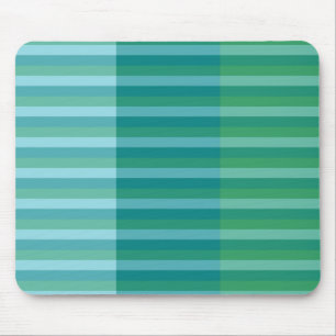 Tanager Turquoise, Teal Blue and Kelly Green Line Mouse Mat