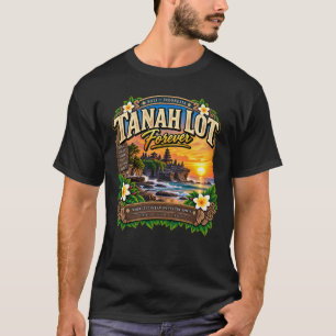 Tanah Lot Bali Forever Vintage Travel Art T-Shirt