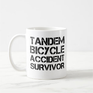 Tandem Bicycle Accident Survivor Coffee Mug