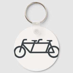 Tandem Bicycle Key Ring